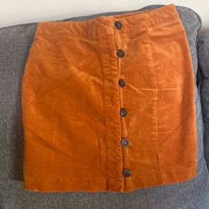 Suede Forever 21 skirt
